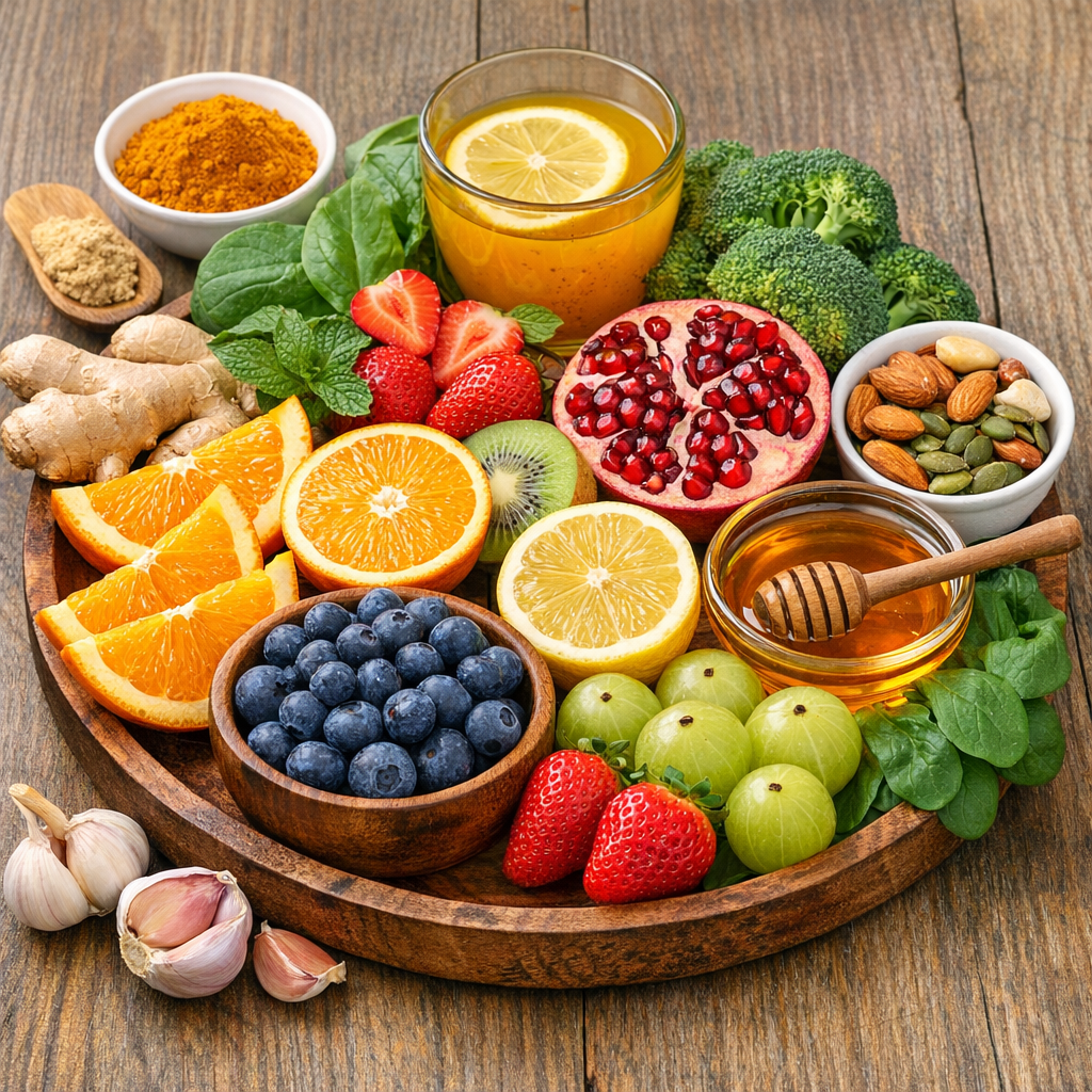 How to increase immunity? immunity boosting platter with vibrant superfoods